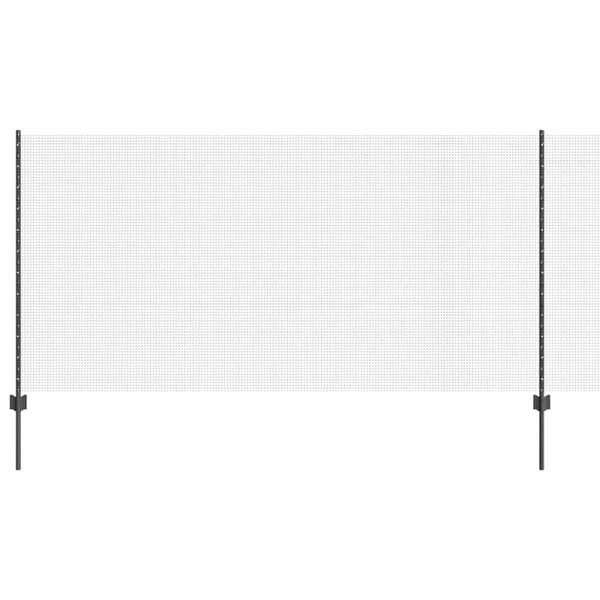 vidaXL Gjerde med innlegg. Grå 1.2 x 50 m Stål