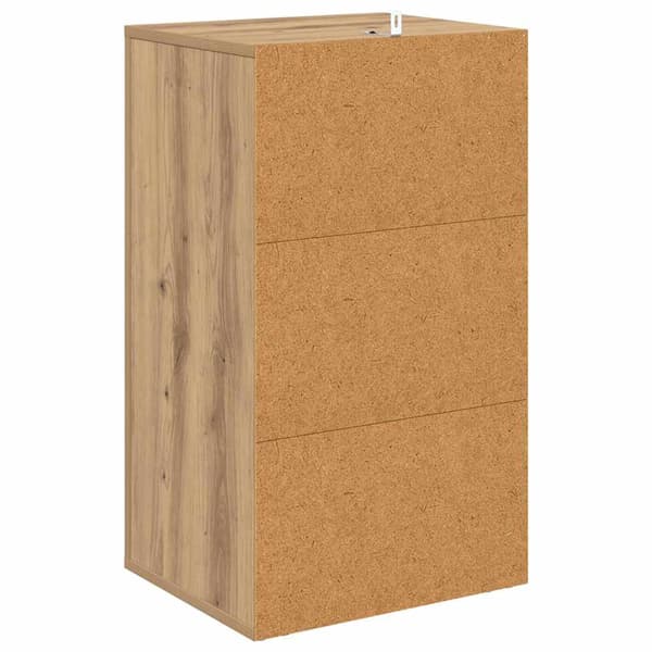 vidaXL Serviesskap Artisan Eik 40 x 33 x 70 cm Konstruert tre