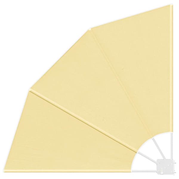 vidaXL Balkongskärm Sand 115 x 115 cm Polyester