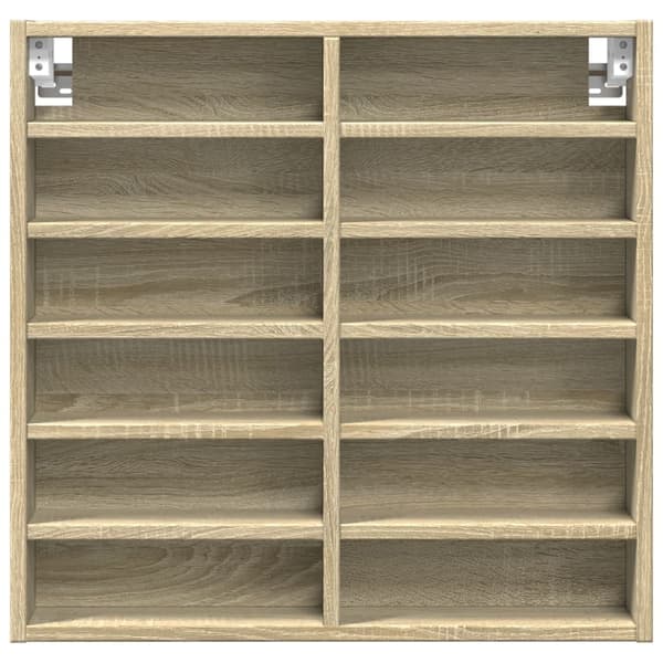 vidaXL Hyller sonoma eik 60x8,5x58 cm konstruert tre