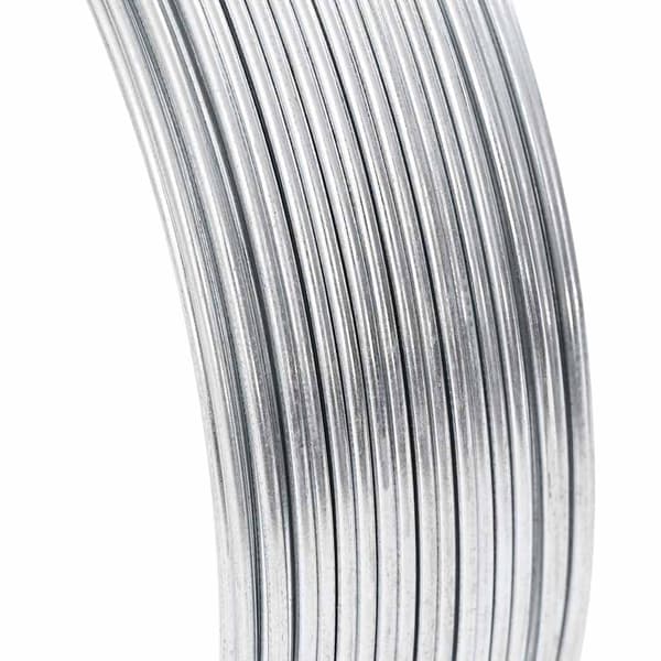 vidaXL Stängsel binds tråd Silver 25 m Varmförzinkad kabel
