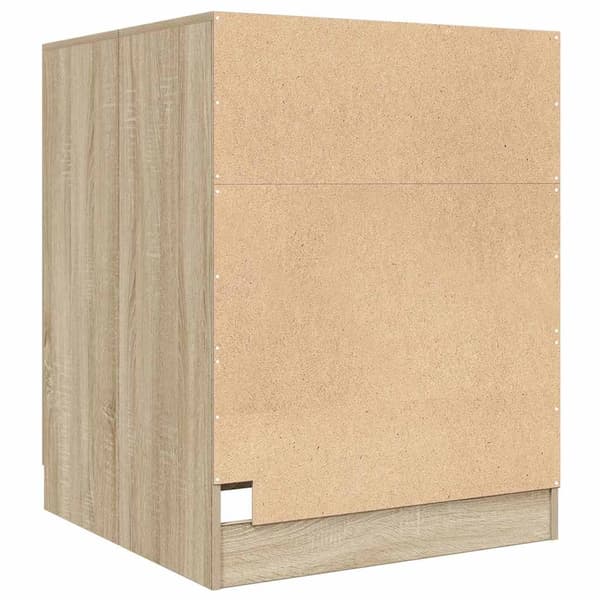 vidaXL Vaskemaskinskap sonoma eik 70,5x71,5x91,5 cm