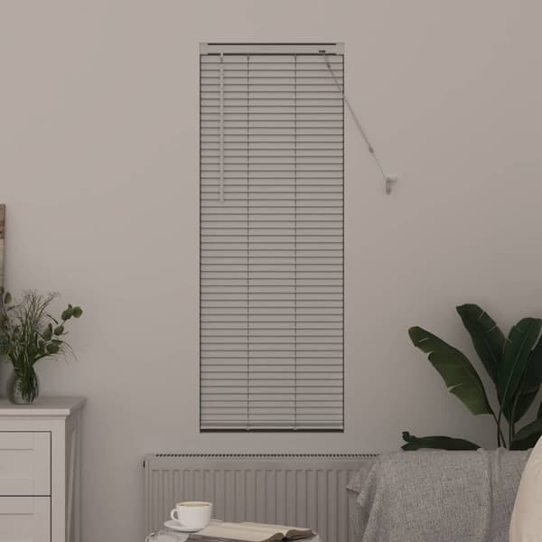 vidaXL Persienner Vit 130 x 40 cm Aluminium