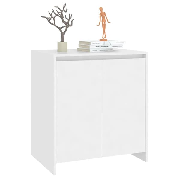 vidaXL Skänk vit 70x41x75 cm konstruerat trä
