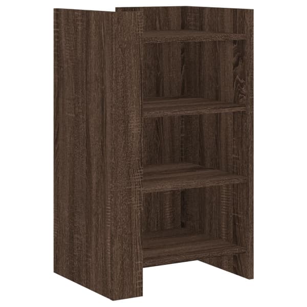 vidaXL Skjenk brun eik 45x35x75 cm konstruert tre