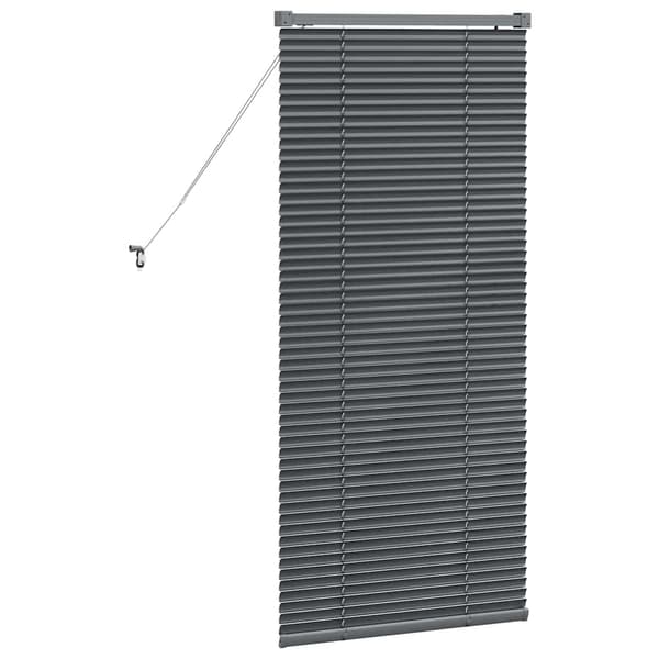 vidaXL Persienner Mörkgrå 130 x 65 cm Aluminium