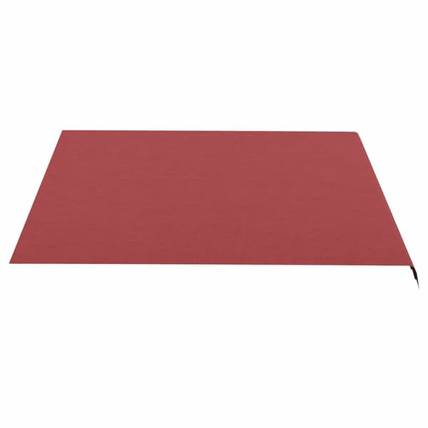 vidaXL Ersättningstyg för markis vinröd 400x350 cm polyester