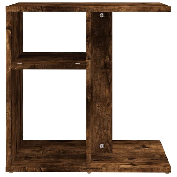 vidaXL Sidebord røkt eik 50x30x50 cm konstruert tre