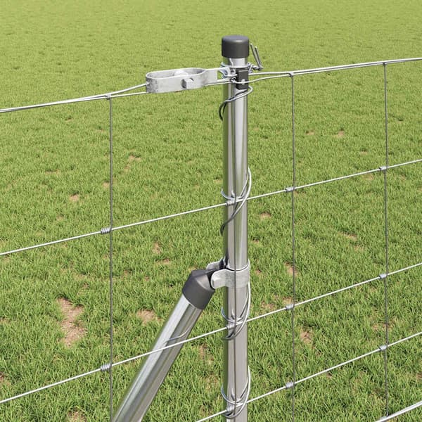 vidaXL Gjerdepåle Galvanisert 25 x 1 m Stål