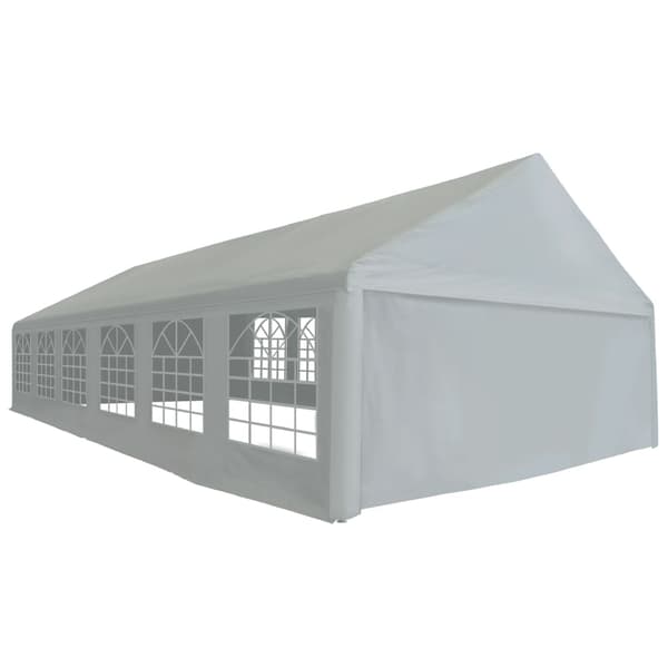 vidaXL Festtelt PE 6x12 m grå