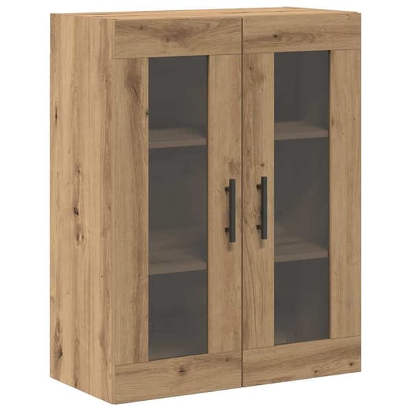 vidaXL Skåp 2 pcs artisan ek Konstruerat trä