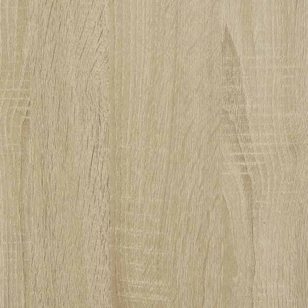 vidaXL Sengeramme sonoma eik 75x190 cm konstruert tre