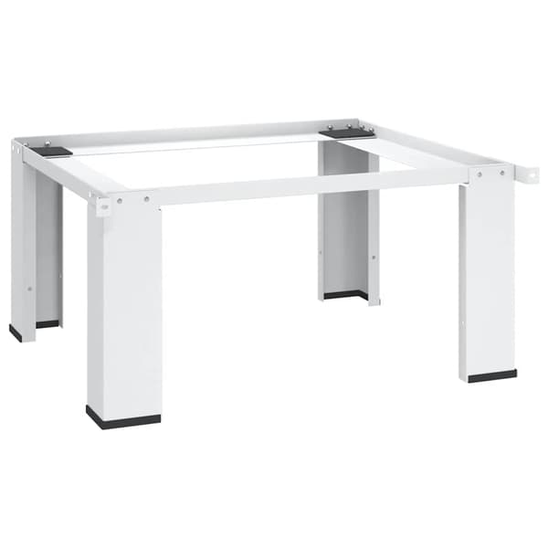 vidaXL Vaskemaskin sokkel hvit