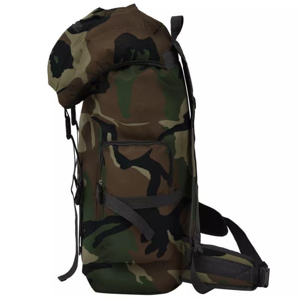 vidaXL Arméryggsäck 65 L kamouflage