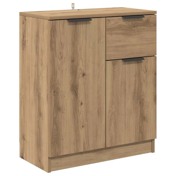vidaXL Serviesskap Artisan Eik 60 x 30 x 70 cm Konstruert tre