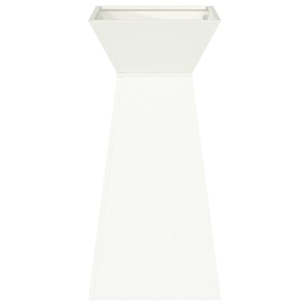 vidaXL Søyleplanter Hvit 35 x 35 x 73 cm