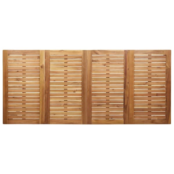 vidaXL Hage Spisegruppe 9 pcs Brun Solid akasietre