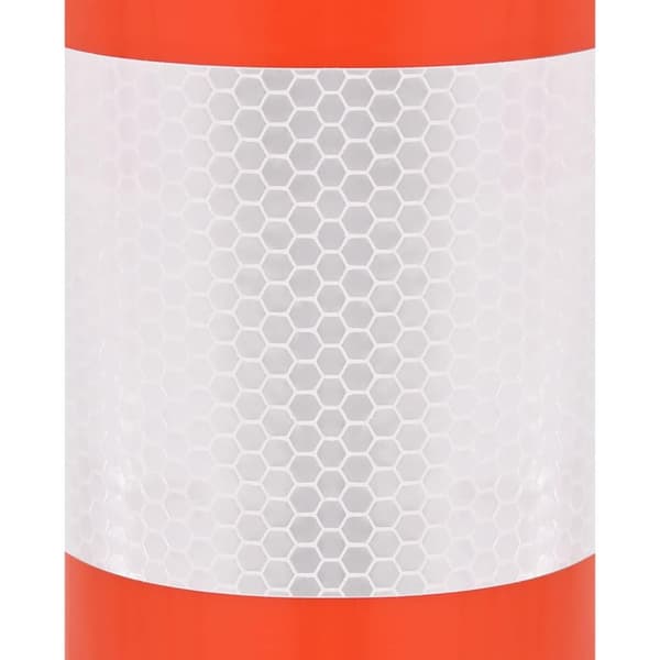 vidaXL Sperrestolper med kjede 10 stk 75 cm PE