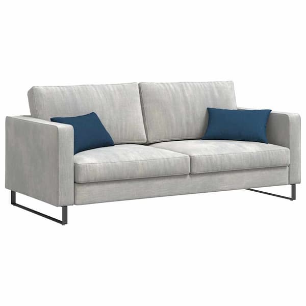 vidaXL Soffkuddar 2 st Blå 50 x 30 cm tyg