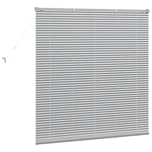 vidaXL Persienner Silver 130 x 130 cm Aluminium