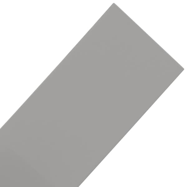vidaXL Rabattkant grå 10 m 15 cm polyeten