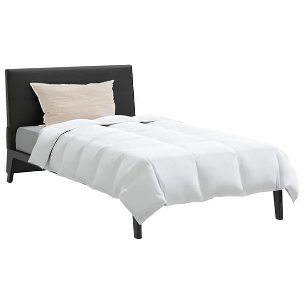vidaXL Täcksats med kudde 2 pcs Vit 135 x 200 cm Dun