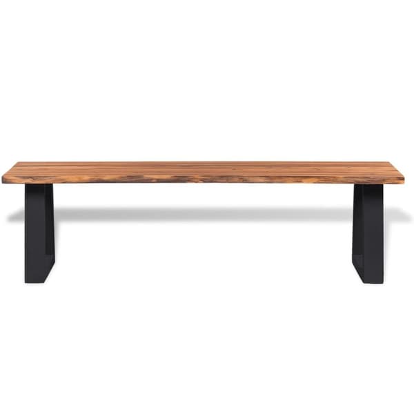vidaXL Benk heltre akasie 145 cm