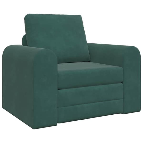 vidaXL Soffsäng Mörkgrön 98 x 71 x 83 cm Sammet