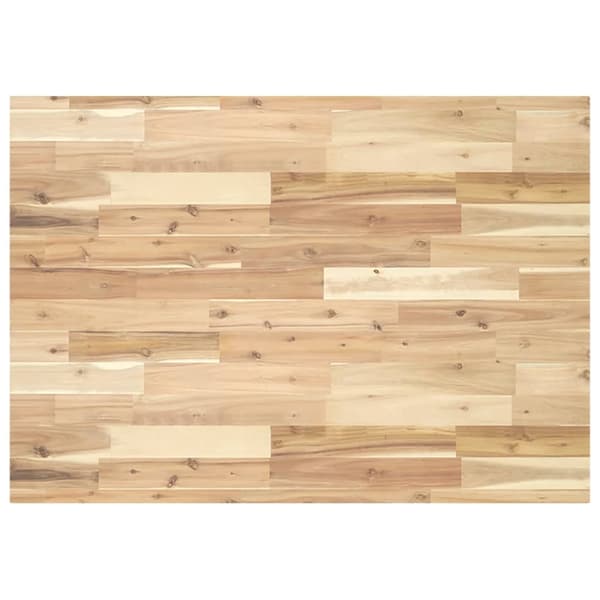 vidaXL Bordplate rektangulær 80x70x4 cm heltre akasie