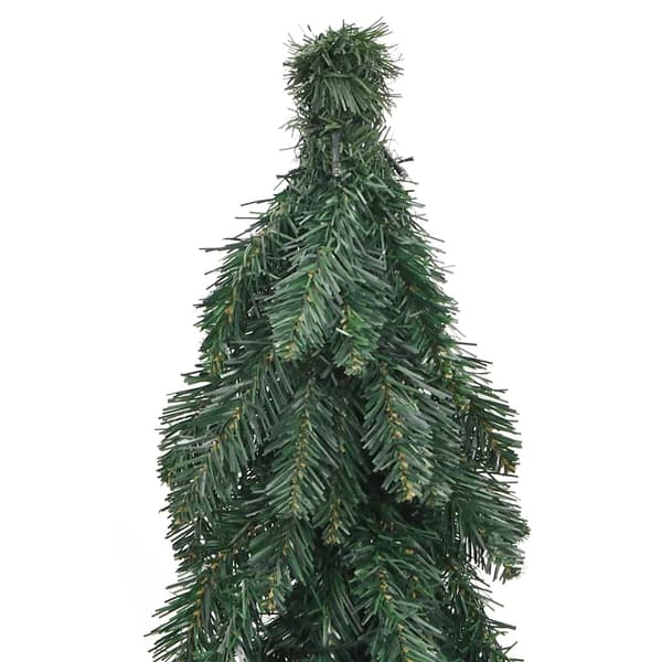vidaXL Belyst plastgran med 60 LEDs 120 cm