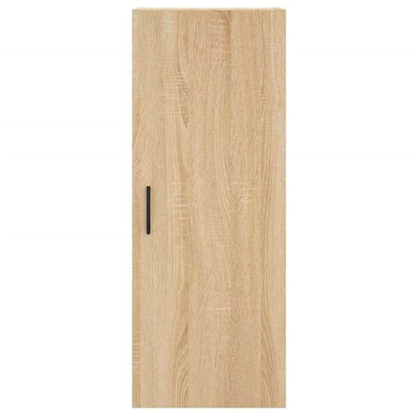 vidaXL Highboard sonoma eik 34,5x34x180 cm konstruert tre