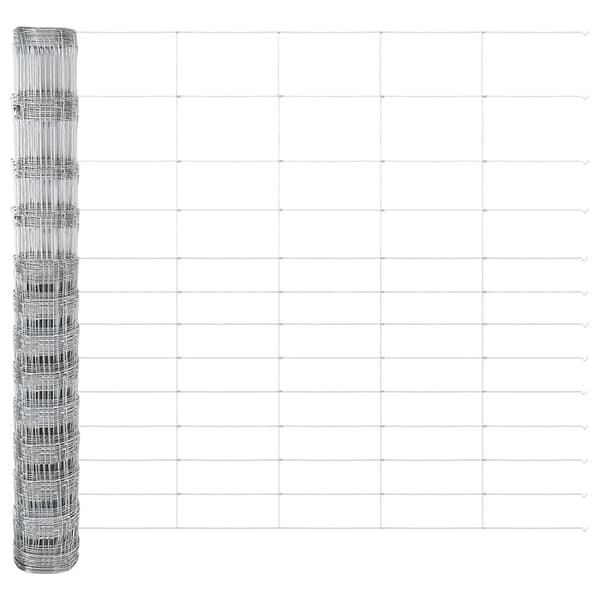 vidaXL Gjerdepåle Galvanisert 50 x 1,5 m Stål