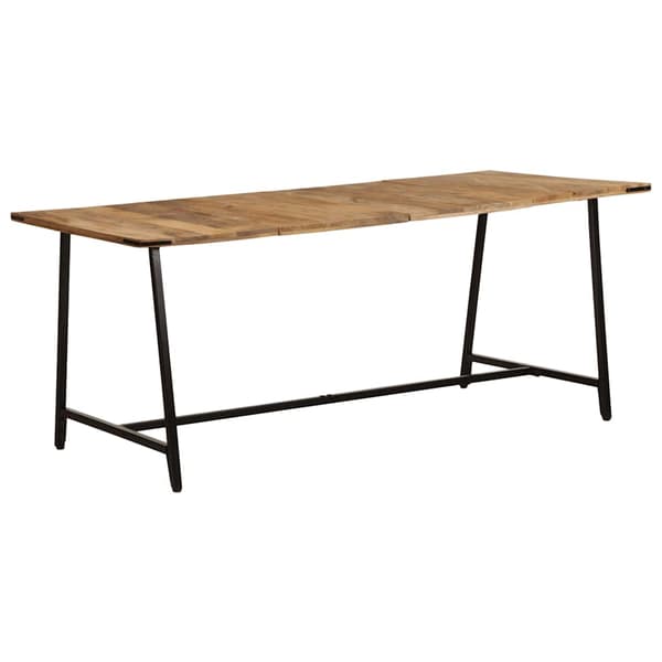 vidaXL Spisebord 180x90x75 cm heltre mango