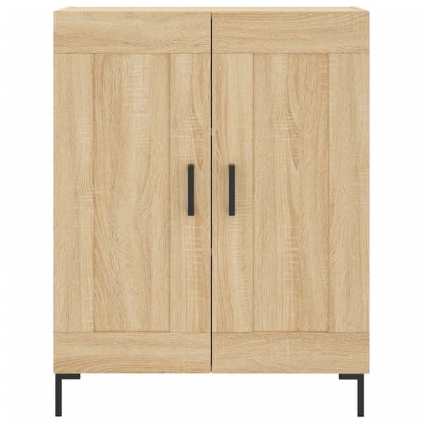 vidaXL Highboard sonoma eik 69,5x34x180 cm konstruert tre