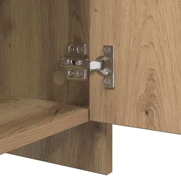 vidaXL Serviesskap Artisan Eik 70 x 41 x 75 cm Konstruert tre