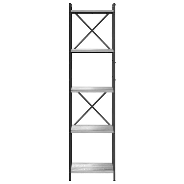 vidaXL Hyllsystem Grå sonoma 40 x 30 x 155 cm Konstruerat trä