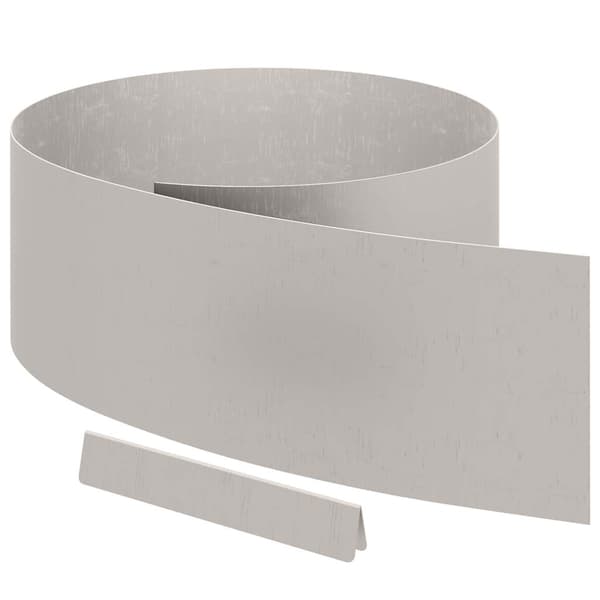 vidaXL Kant för gräsmatta 4 pcs Rostig 450 x 0.05 x 15 cm