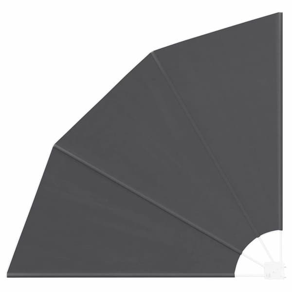 vidaXL Balkongskärm Svart 140 x 140 cm Polyester