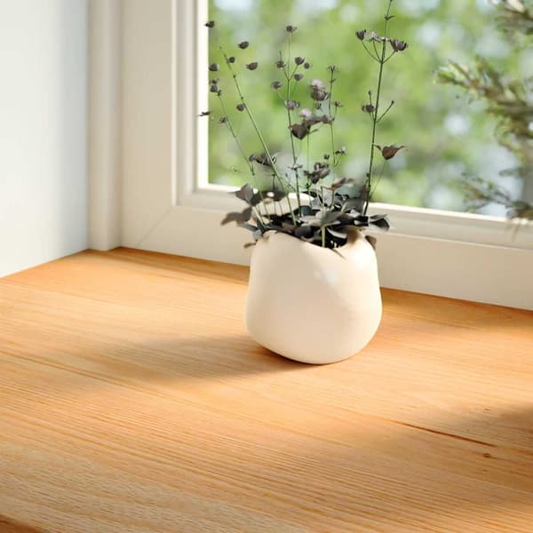 vidaXL Vinduskarmer 2 stk lysebrun 70x40x2 cm heltre eik