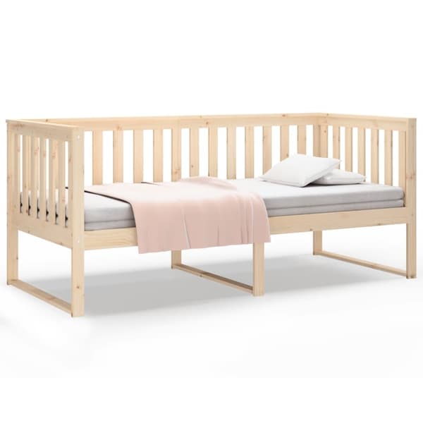 vidaXL Dagbädd 90x200 cm massiv furu