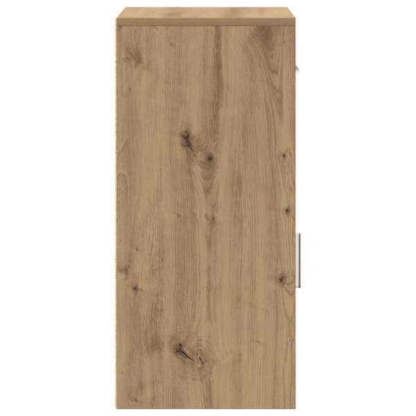 vidaXL Serviesskap med skuff Artisan Eik 38 x 34 x 75 cm