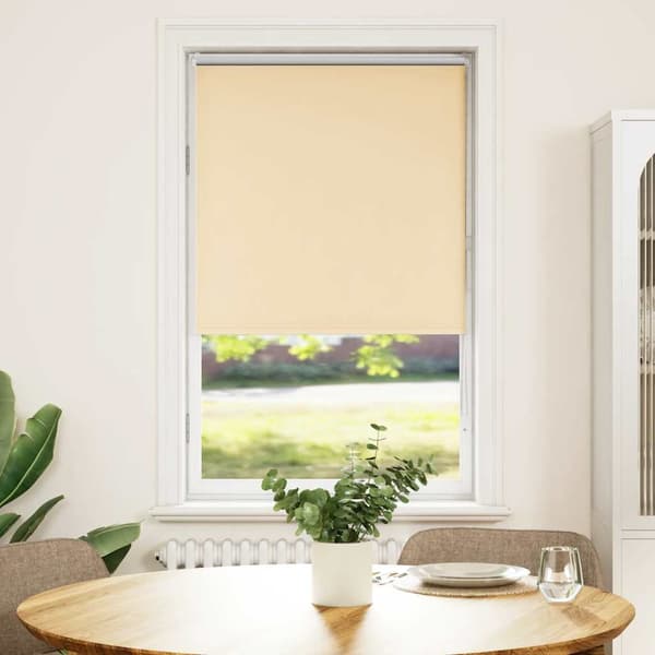 vidaXL Rullegardin lystette 80x175 cm stoff bredde 75,7 cm polyester