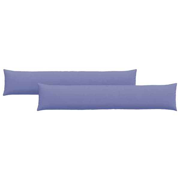 vidaXL Soffkuddar 2 st Blå 200 x 40 cm tyg
