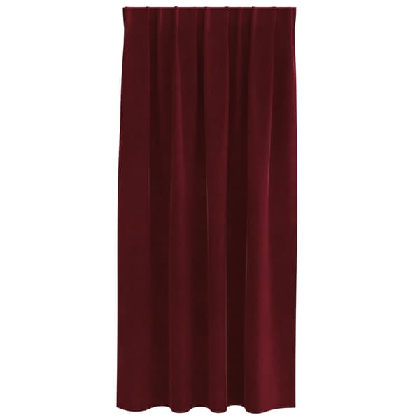 vidaXL Gardiner 2 stk. Vinrød 140 x 175 cm Fløyel