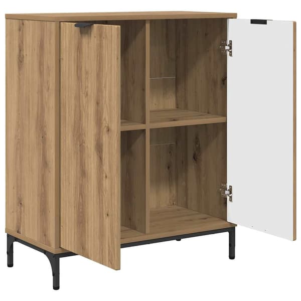 vidaXL Serviesskap artisan eik 69,5 x 33 x 82 cm Konstruert tre