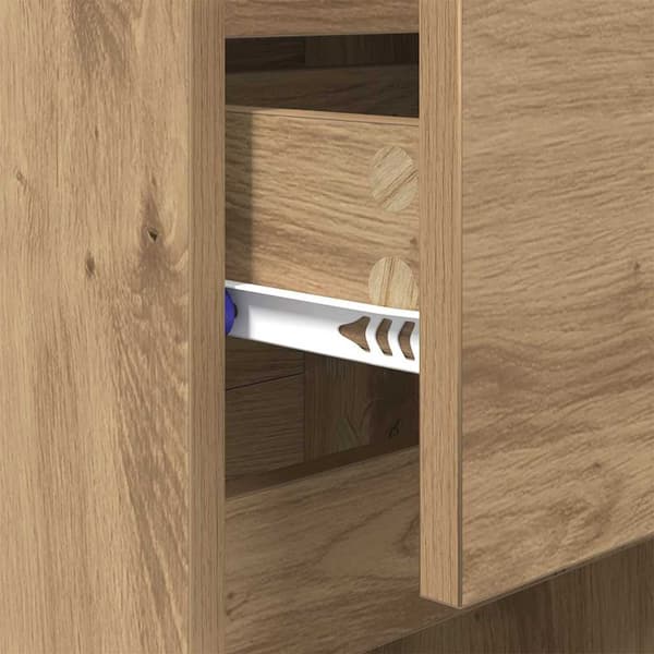 vidaXL Nattbordskap Artisan Eik 40 x 35 x 70 cm Konstruert tre