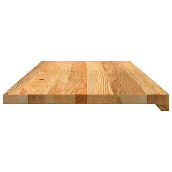 vidaXL Vinduskarmer 2 stk lysebrun 90x40x2 cm heltre eik