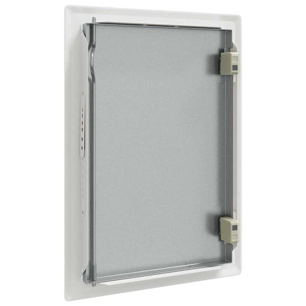 vidaXL Åtkomstpanel Vit 33 x 23 x 3 cm Stål