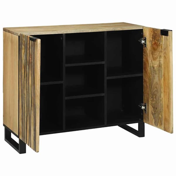 vidaXL Skap Brun 90 x 33 x 75 cm heltre mango