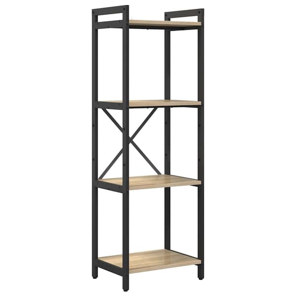 vidaXL Hyllsystem Sonoma-ek 40 x 30 x 119 cm Konstruerat trä